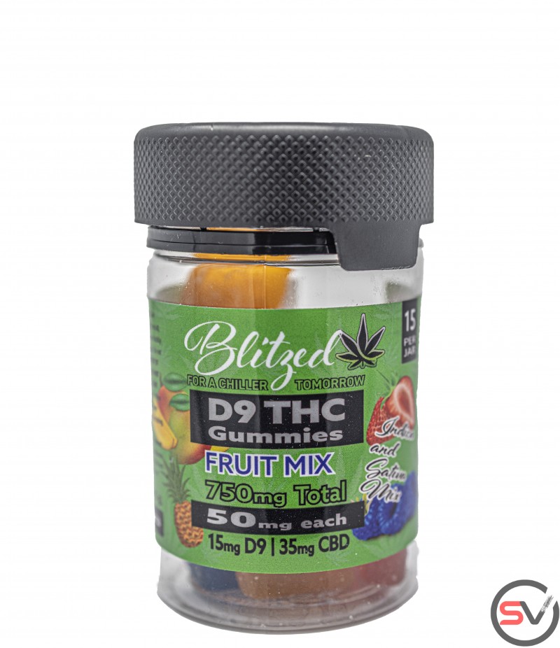 BLITZED D9 THC 15 PIECE 750MG